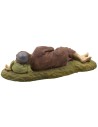 Sleeper with sheep in painted resin 10 cm Landi economic series
