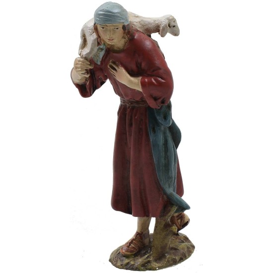 Good oriental shepherd in painted resin 12 cm Landi economic