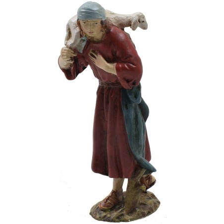 Good oriental shepherd in painted resin 12 cm Landi economic
