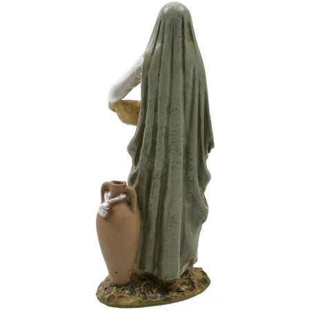 Laundress in painted resin 12 cm economic series Landi