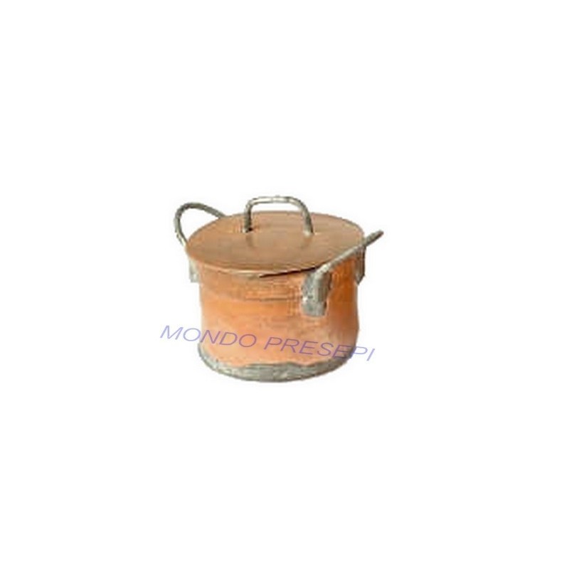 Pot with lid cm 2