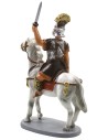 Centurión con espada a caballo en resina pintada 12 cm serie