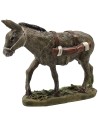 Donkey with painted resin base for statues 10 cm Landi economic
