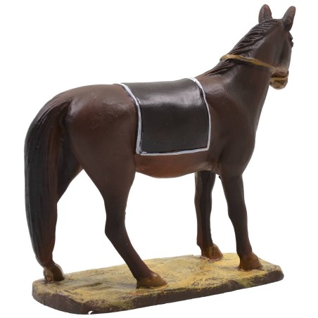 Caballo con base de resina pintada para estatuas 10