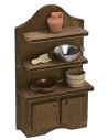 Wooden sideboard with kitchen accessories cm 6,8x2,9x11,9 h