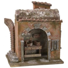 Bottega del fabbro cm 24x17,5x26 h per statue da 12 cm Mondo 2