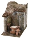 Vinoteca con terraza cm 12,5x8,5x12,5 h para estatuas de 6 cm