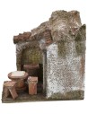 Vinoteca con terraza cm 12,5x8,5x12,5 h para estatuas de 6 cm