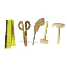 Set 5 attrezzi da falegname - 54510