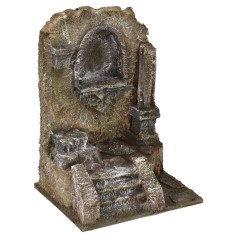 Ruina de templo antiguo de 11,5x9x15 cm de altura para estatuas