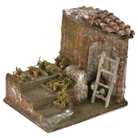Garden setting with terracing for nativity scene cm 9x11,5x10 h