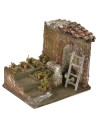 Garden setting with terracing for nativity scene cm 9x11,5x10 h