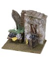 Pescadería con naufragio de 11,5x9x9,5 cm de alto para estatuas