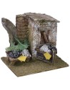 Fishmonger with wreck 11.5x9x9.5 h for statues of 6 cm