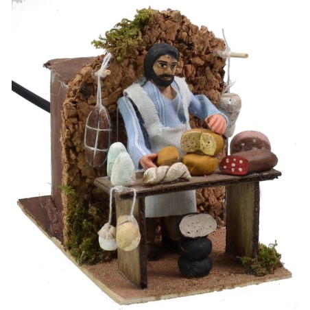 Salumiere in movimento 10 cm Mondo Presepi