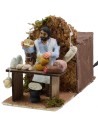 Salumiere in movimento 10 cm Mondo Presepi