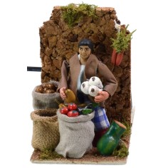 Fruit seller in motion 10 cm 2