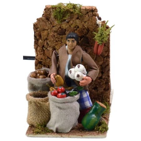 Fruit seller in motion 10 cm