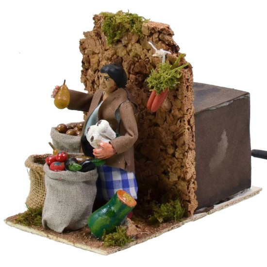 Fruit seller in motion 10 cm