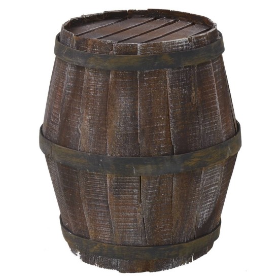 Barril para Belén de 11 cm de diámetro x 14,5 cm de altura