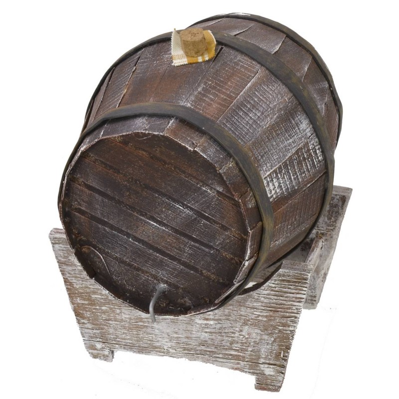 Barrel on base cm 14x12x16 h