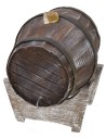 Barril con base de 14x12x16 cm de altura Mondo Presepi