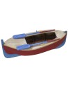 Barca in legno dipinta con remi cm 20x9,5x5,5 h Mondo Presepi