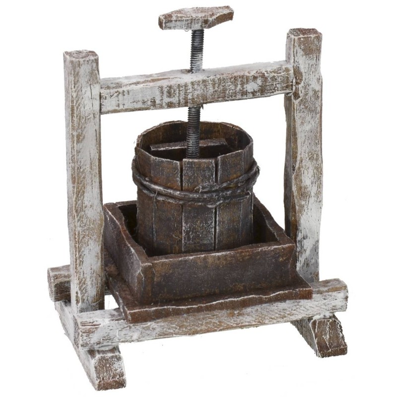 Wooden press 8.5x6x10.5 h for statues 12 cm