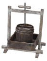 Prensa de madera de 14x10x16 cm de altura para estatuas de 20