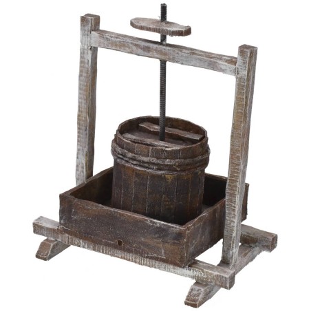 Prensa de madera de 14x10x16 cm de alto para estatuas de 20 cm Mondo Presepi