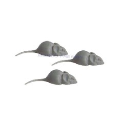 Set 3 topolini mm 19 Mondo Presepi