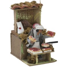 Venditore di pizze in movimento Mondo Presepi 2