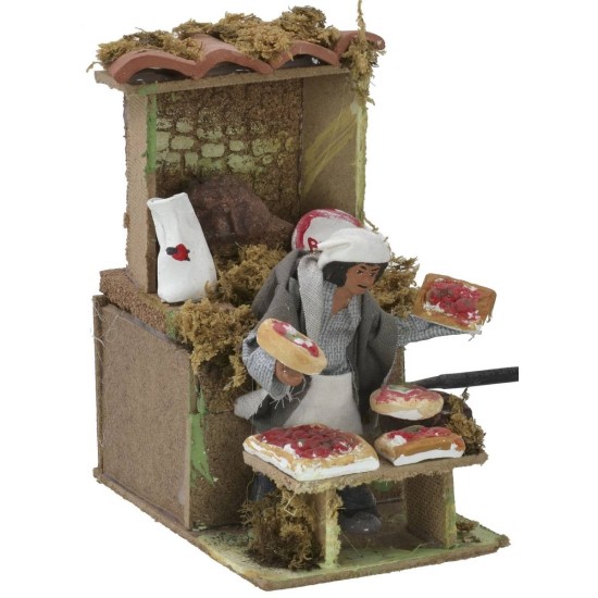 The seller of pizzas in the movement