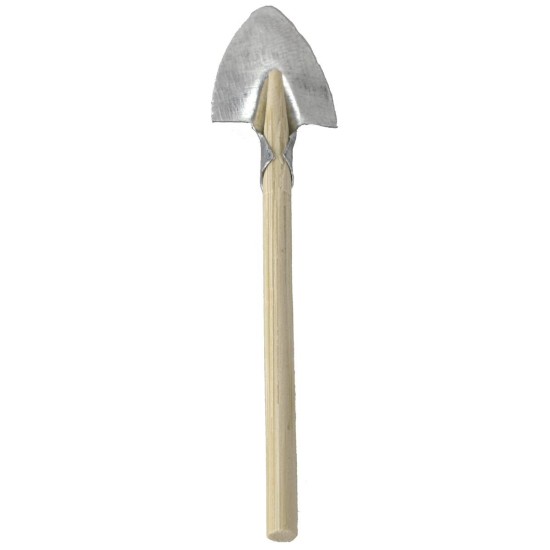 Shovel in wood and metal 7.8 cm