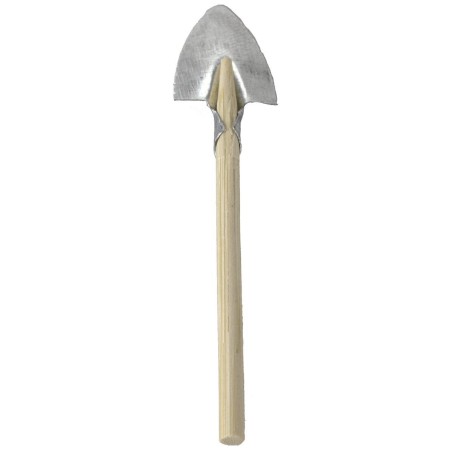 Shovel in wood and metal 7.8 cm