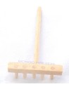 Wooden rake 6 cm