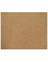 Large brick cork panel 10x50x1 cm in 3 parts