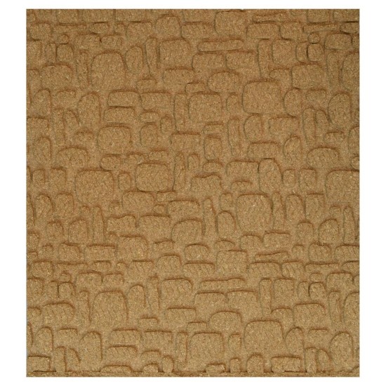 Cork panel with staggered stones 100x50x1 cm in 3 parts