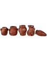 Set of accessories for nativity scene 5 terracotta amphoras cm