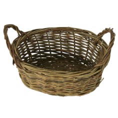 Oval basket with handles 12x9,5x4,8 cm