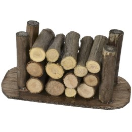 Legna accatastata cm 7,8x4x3,6 h.