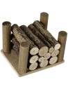 Legna accatastata cm 6,2x5x4,3 h.