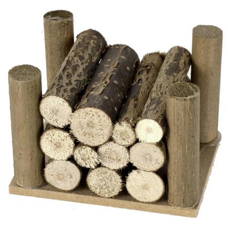 Legna accatastata cm 6,2x5x4,3 h. Mondo Presepi