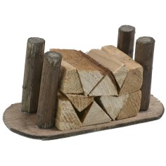 Stacked wood cm 7,8x3,9x3,7 h. 2