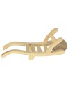 Carriola in legno cm 12x4,3x4 h Mondo Presepi