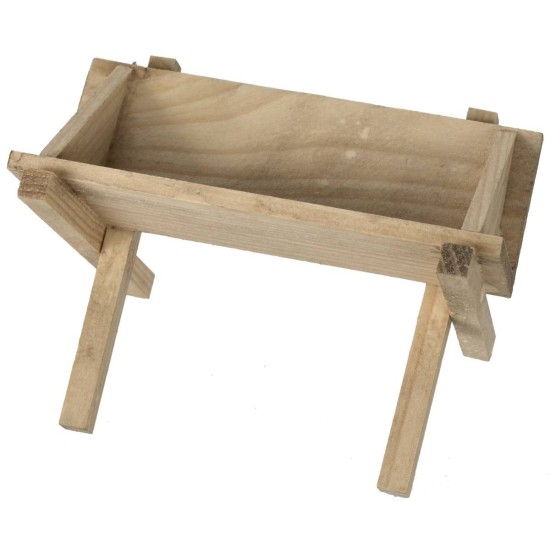 Pesebre de madera de 10x6,5x6,2 cm h Mondo Presepi