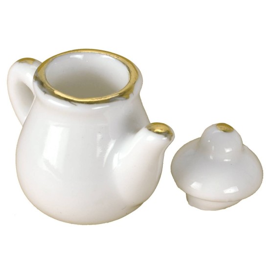 Tetera de porcelana cm 2,9 h Mundo Pesebre
