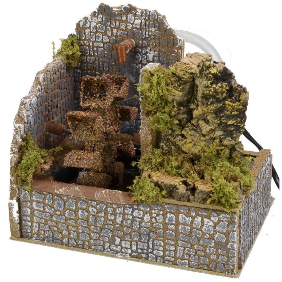 copy of Mulino ad acqua con cascata funzionante cm 33x19x24 h