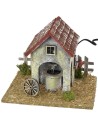 Casale con fontana funzionante e lavatoio cm 19x15x15,5 h per