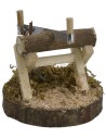 Ambientación para leñador cm 6,5x6x6,5 h Mundo Pesebres
